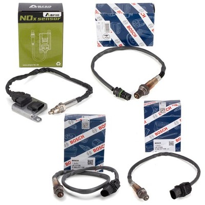 3x BOSCH Lambdasonde + 1x AMPRO Nox-Sensor für BMW 1er E81-88 3er E90-93 N43
