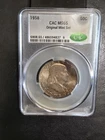 1958-P CAC GRADED MS65 Franklin Half Dollar Mint Set Coin Light Toning