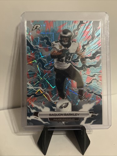 2025 Topps Resurgence Blue Pink 80 Saquon Barkley