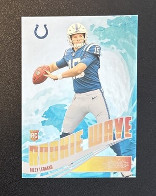 RILEY LEONARD 2025 ABSOLUTE #RW-RLD ROOKIE WAVE INSERT RC INDIANAPOLIS COLTS  