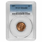 1897 Indian Head Cent 1C PCGS MS 64 RB