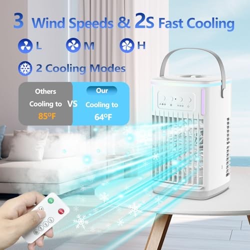 Air Cooler AC Cool Breeze Mobile Personal Evaporative Portable Air