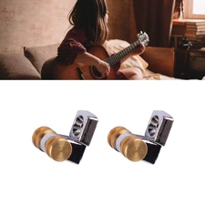2PCS Electric Guitar Roller String Tree Brass Zinc Alloy Roller String Guide