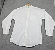 Brooks Brothers Regent Dress Shirt Mens 17.5 36/37 White Supima Cotton Non Iron