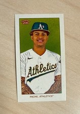 CRISTIAN PACHE - 2022 Topps 206 [Base] - Wave 4 - #77 - OAKLAND ATHLETICS