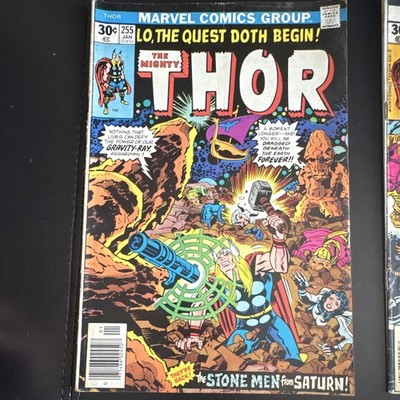 Marvel Comics Group The Mighty Thor #255 Bronze Age Color Comic Book Thor Odin