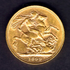 Australia. 1899 Perth - Sovereign.. Much Lustre - gVF/EF