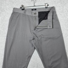 RVCA Pants Mens Size 34x33 Gray WEEK-END Straight Fit Chino Skateboarding NEW