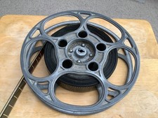 Vtg Goldberg Bros Denver 35mm Cast Alum Movie Theater Reel Rare 11" PSA READ