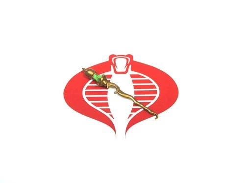 GI Joe Weapon Cobra Commander Staff 2004 Original Figure Accessory