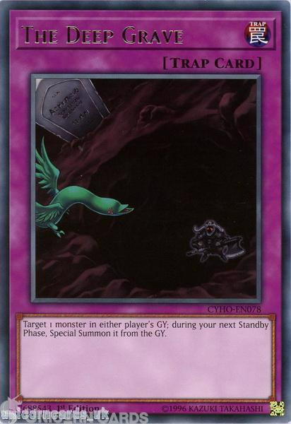 CYHO-EN078 The Deep Grave Rare 1st Edition Mint YuGiOh Card