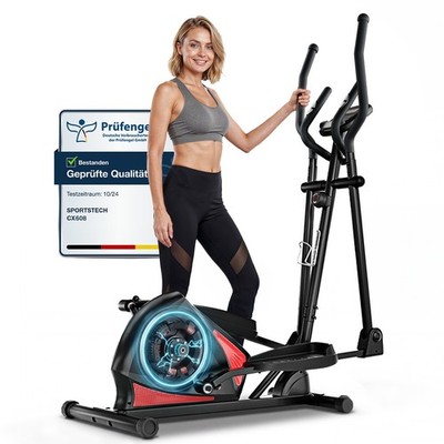 Crosstrainer CX608 LCD- Display, App-Steuerung