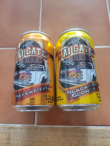 Obsolete Tailgate Hefeweizen & Blacktop Blonde Craft Beer Can Set