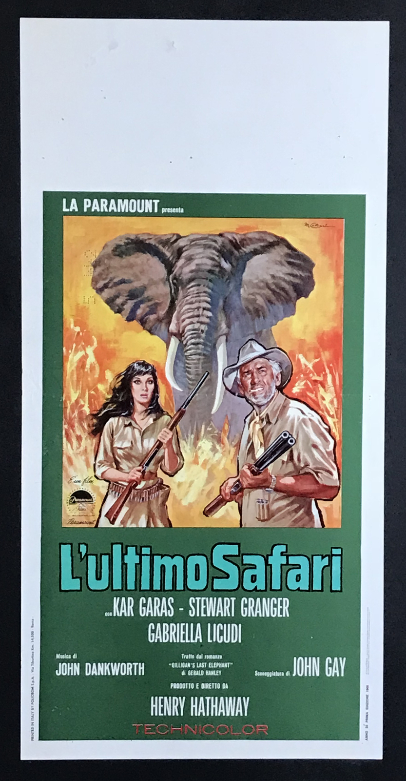 Locandina di L'ultimo safari (1967)