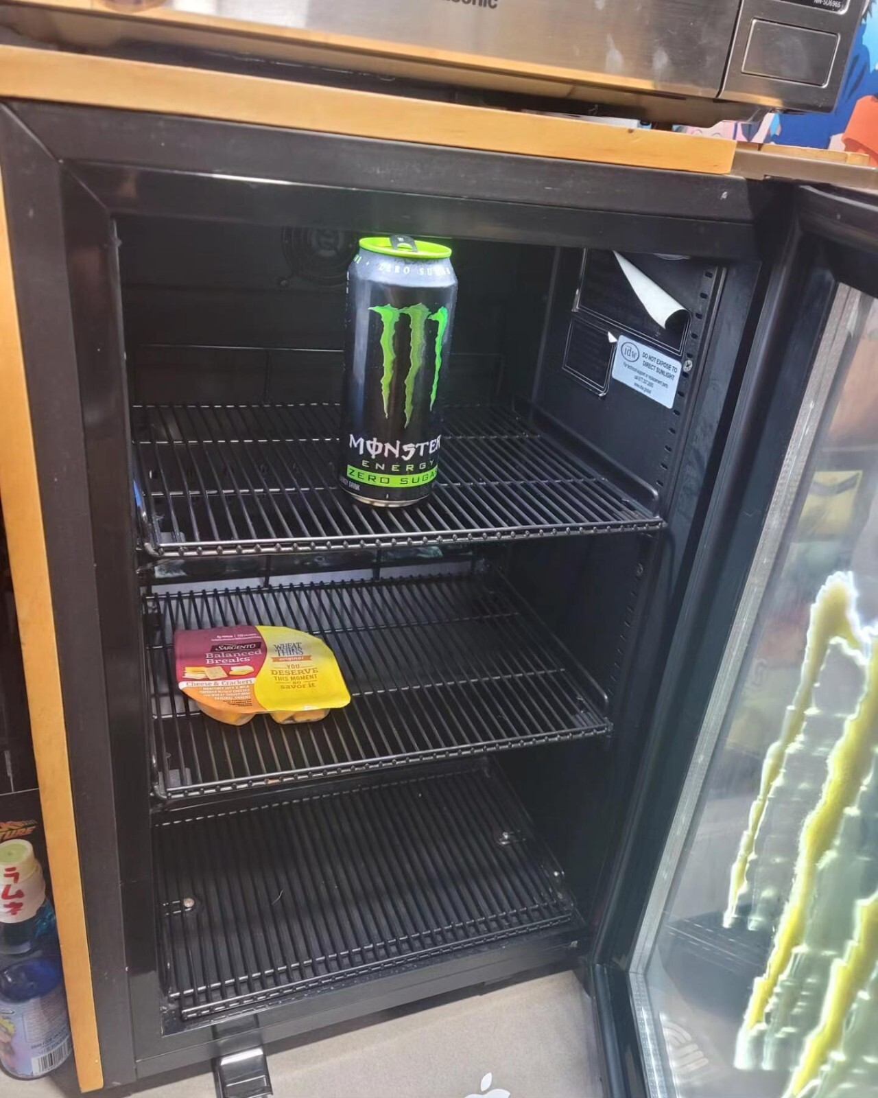 RARE! Monster Fridge HEAVY DUTY Refrigerator Cooler LED Java Coffee eBay