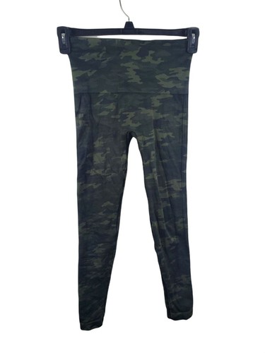 SPANX Green Camo Leggings Medium Womens 