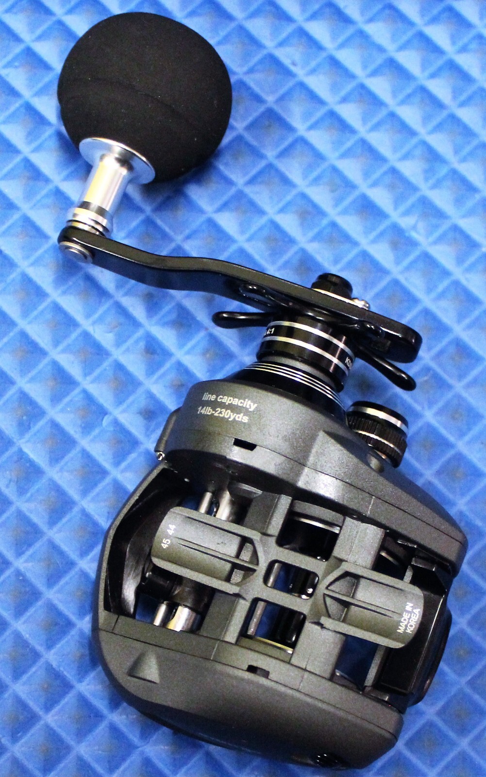 Okuma Komodo SS LP Baitcast Reel With SHORT Power Handle LEFT HANDED KDS-364PLX