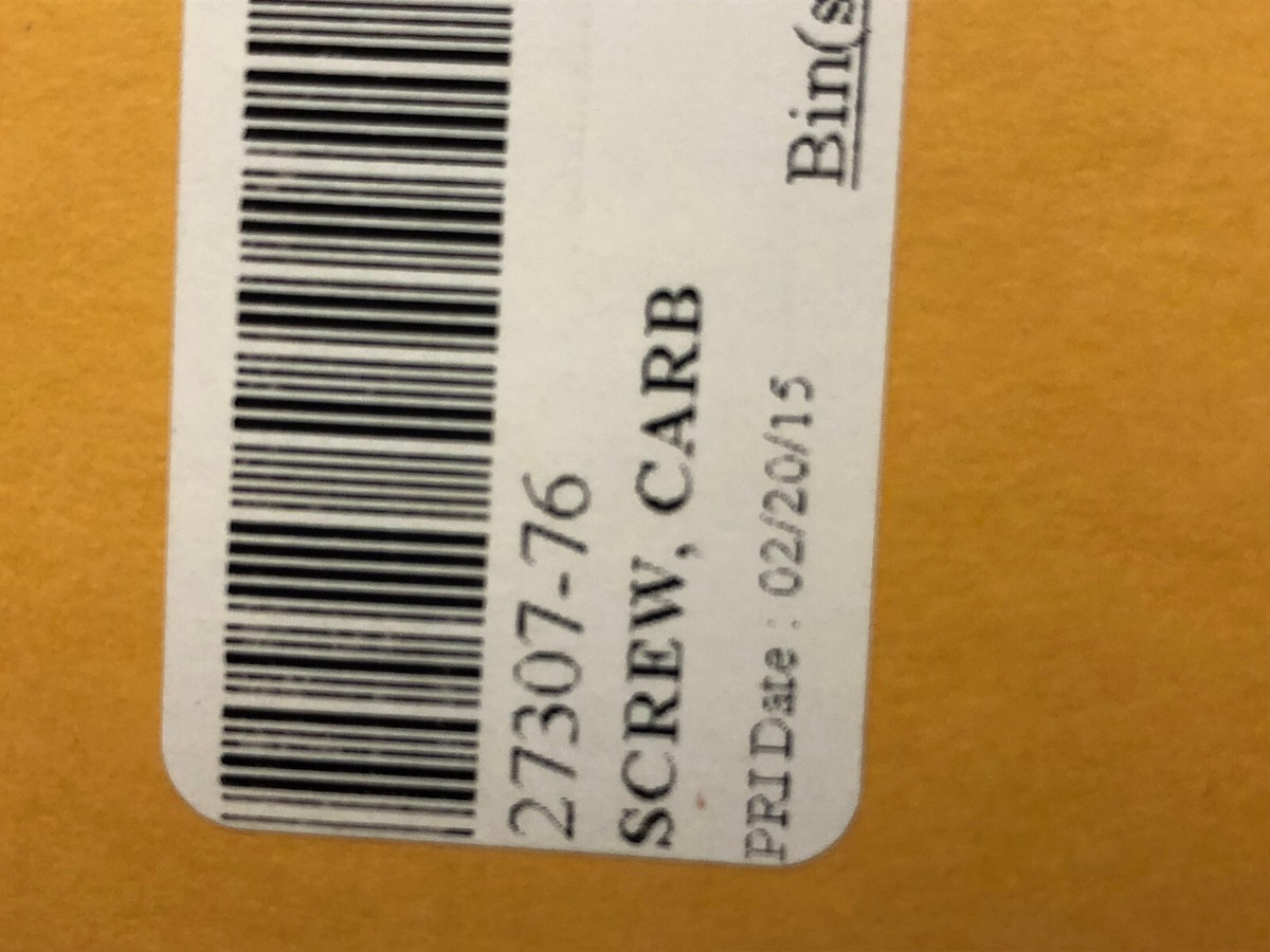 パート1 NEW Genuine OEM Harley Davidson NOS Carburetor Screw P/N 27307-76