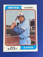 ⚾ 1974 Topps Baseball Base Card #97 Bob BAILEY - EXMT or better ⚾
