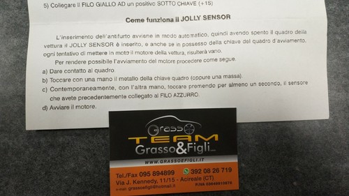Antifurto Jolly Sensor Unico Inimitabile antifurto con Sensore a contatto - Picture 4 of 4
