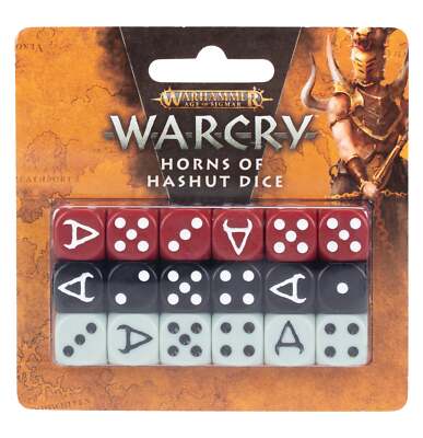 Warhammer Age of Sigmar Warcry Horns of Hashut Dice