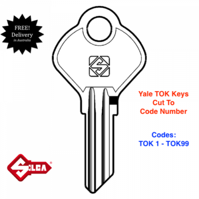 Suits YALE TOK Series Keyswitch Keys Cut To Code Number.Key Switch-FREE ...