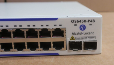 オリベ Alcatel-Lucent OmniSwitch OS6450-P48 48x 1GbE PoE + 2x 10G SFP+