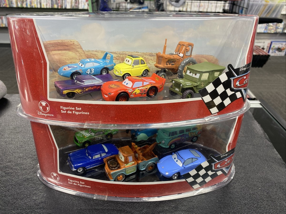 ディズニー・ピクサー カーズ2 フィギュアプレイセット 6台セット Lot Disney Parks Pixar Cars Figurine Figure PlaySet 2 Sets of 6