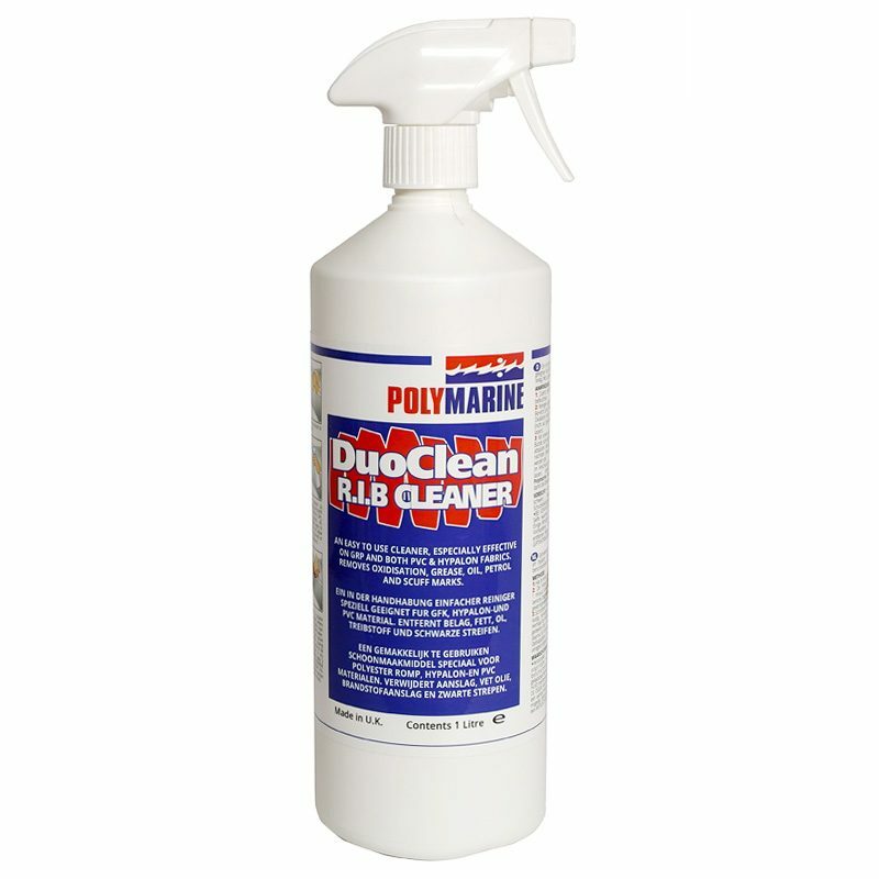 Polymarine Duo-Clean Rib Cleaner 1 Litre Inflatable Boat PVC Hypalon Dinghy KS2