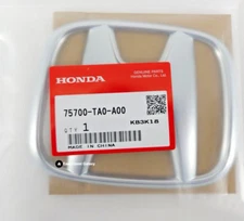 Fit For Honda Accord 2008-2015 EX LX Front Grille Silver H Emblem Chrome Badge 