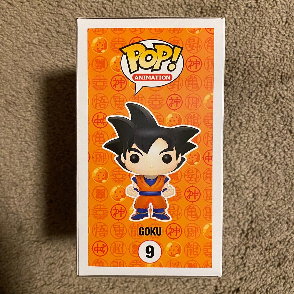 Funko Pop! Dragon Ball Z Black Hair Goku #9 Hot Topic! RARE