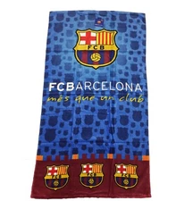 FC Barcelona Beach Towel Official Licensed 140x70cm "Més que un club" Fan Gift