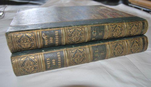 1842 Finden’s Ports & Harbours of Great Britain Vol 1 & 2 Complete w/ Plates - 第 1/5 張圖片