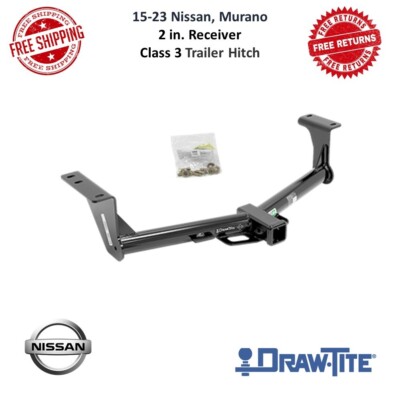 Draw-Tite 75952 Trailer Hitch Class III, 2 in. Receiver Fits 15-23 Nissan Murano