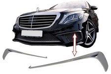 Chrom Splitter Flossen f&uuml;r Mercedes S W222 13-17 S65/ S63 Aftermarket Sto&szlig;stan