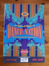 QUEST ENTROPY DANCE NATION SUMMER BALL 18/7/1992 PRODIGY PA A3 RAVE POSTER FLYER