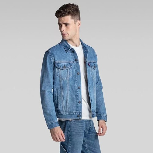 Chaqueta de mezclilla para hombre Levi's 723340409 Trucker Fit camisa azul (talla S-XL) precio de venta sugerido por el fabricante 101 GBP - Imagen 2 de 5