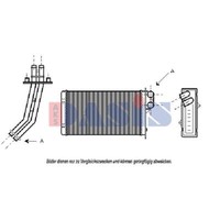WäRmetauscher Innenraumheizung Passend FüR Renault Laguna I 260X156X42