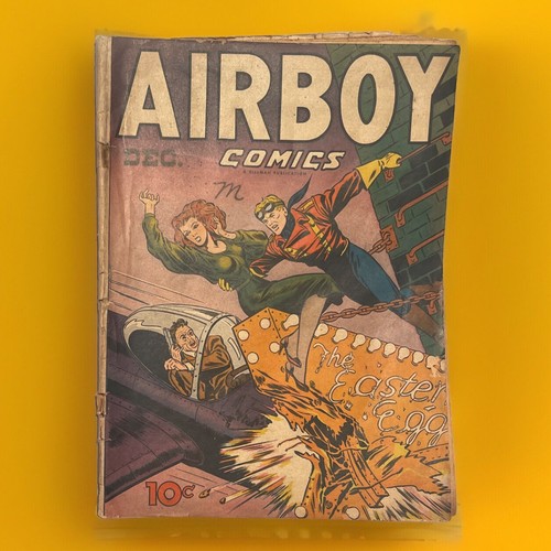 Vintage 1946 AIRBOY COMICS The Easter Egg Volume 3 No 11 Dec 1946 Ungraded