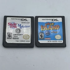 Pogo Island & Style Lab Makeover (Nintendo DS) Cartridges Only Lot Of 2- Tested
