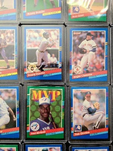 Donruss 39 Karten Lot 1991. All Are Stars, Mix Of Rookies, HOF, MVP. Neuwertig & Fehler - Bild 6 von 11