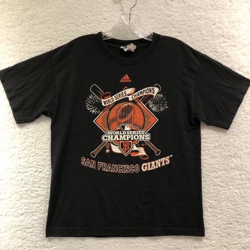 San Francisco Giants 2012 World Series Champions Trophy Adidas T-Shirt Size XL - Picture 1 of 13