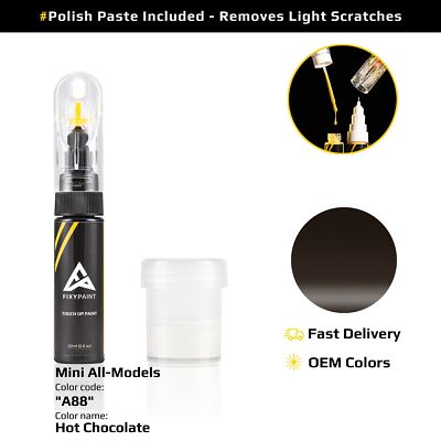 Touch up Paint for Mini Code: A88 Hot Chocolate Fast Drying Scratch Repair