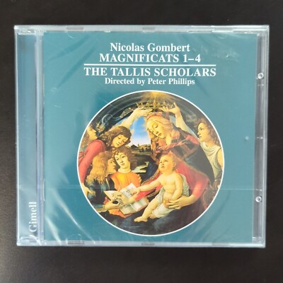 THE TALLIS SCHOLARS NICOLAS GOMBERT: MAGNIFICATS 1-4 NEW CD