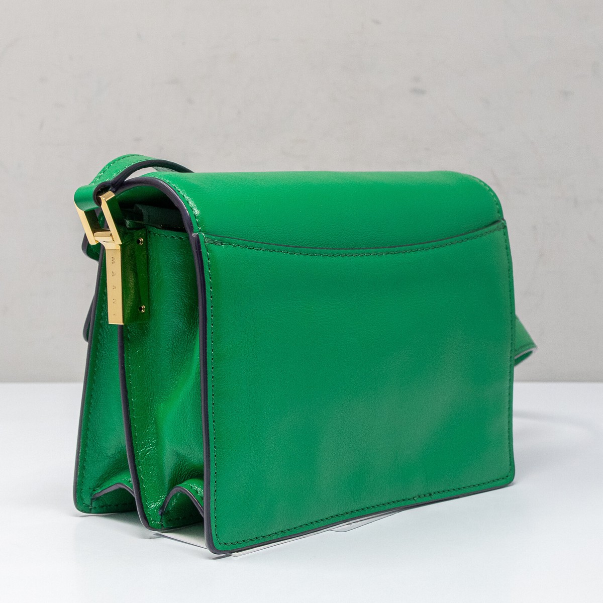 Marni Trunk Soft Mini Sea Green Leather Crossbody Bag | eBay