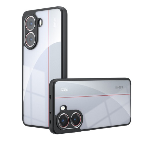 For XiaoMi Poco X7 Pro 5G, Luxury 4 Airbags Acrylic Case Matte Soft Bumper Cover - Picture 14 of 16