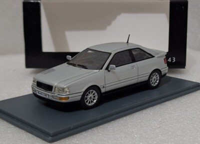 Audi Coupe B4 1994 Silver 1:43 Neo NEO43367 Resin Model Car OVP (1