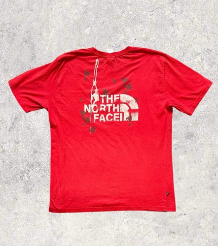 Vintage The North Face Red Graphic T Shirt Size XL Men’s - Picture 2 of 6