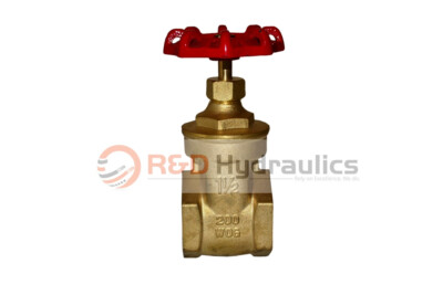 Gate Valve | Full Port | 1-1/2'' NPT Threads | Brass 