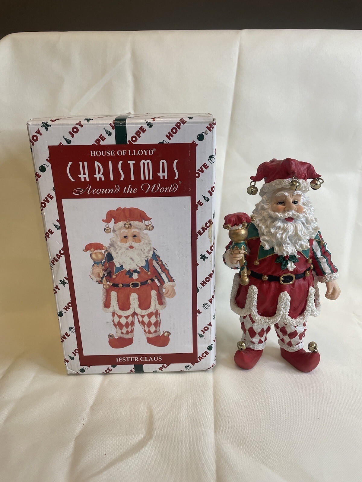 House Of LLOYD Santa Christmas Around The World 8.5” JESTER CLAUS W/BOX